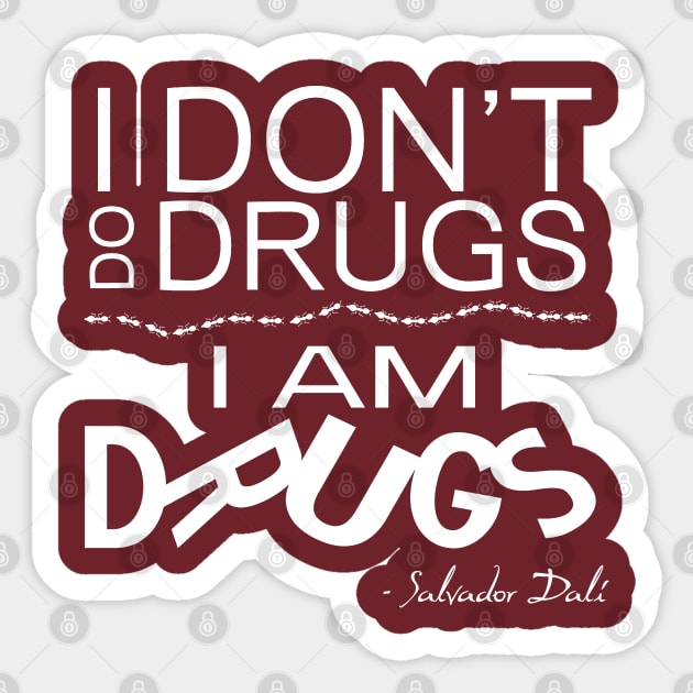 salvador dali quotes Sticker by weenoliumco